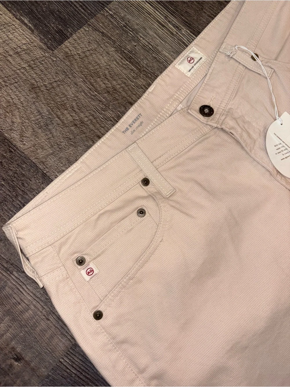 Ag Adriano Goldschmied Light Beige Casual Pants